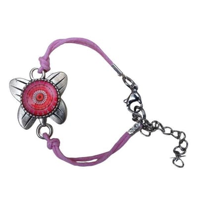 2 Love it Vlinder G - Armband - Verstelbaar in maat 12.5 tot 16 cm - Roze