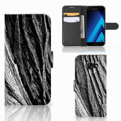 Boekhoesje voor Book Style Case Samsung Galaxy A30 Boomschors Grijs