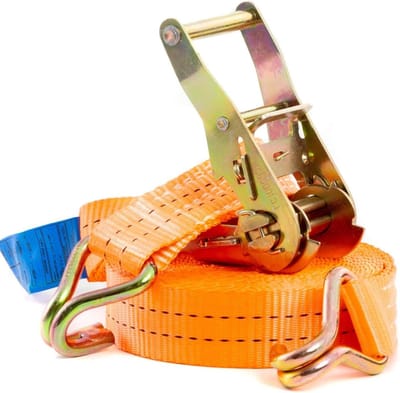 Spanband - Sjorband Vastzetband - Goederen Zekeren - Hoge Breeksterkte - 8 meter - Geel