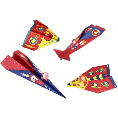 Origami papieren vliegtuigjes Rex London (x20)