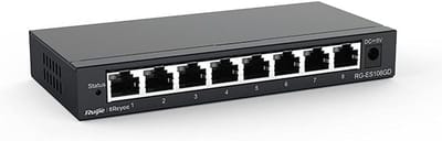 8-poorts Gigabit Desktop Switch met Stalen Behuizing