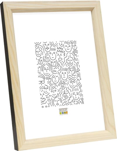 Deknudt Frames fotolijst S233H2 - naturel/zwart - voor foto: 9x13 cm