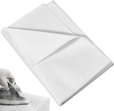Strijkbare Vlieseline - Naaifabric - Kleding Versterken - Lichtgewicht Flexibel - 100 x 200 cm - Wit