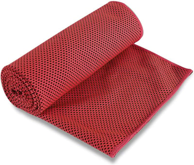 Doodadeals® Cool Towel - Verkoelende Handdoek - Rood - Verkoelende Sporthanddoek - Cooling Towel - Cool Towel