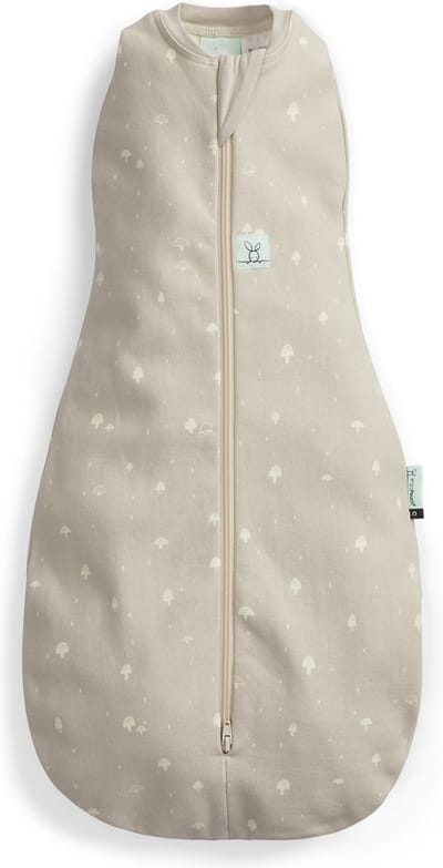 Ergopouch Cocoon inbaker slaapzak - 0,2 Tog - Slaapzak Baby - Inbakerslaapzak - Slaapzakken- Zomerslaapzak - 3-6 md - Mushrooms