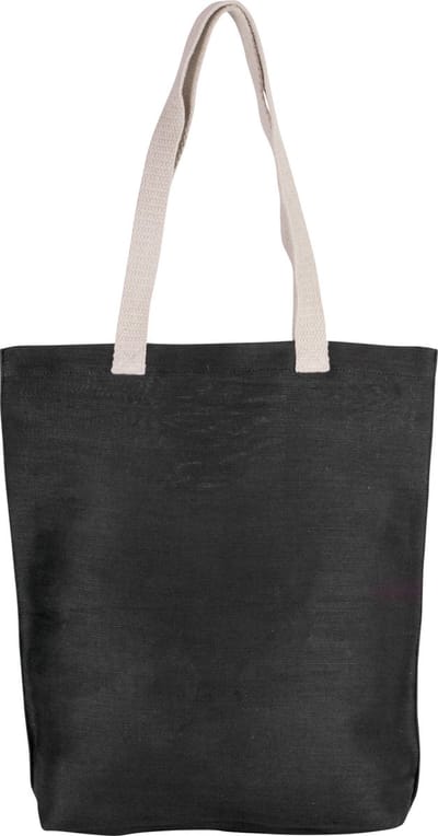 Tas Heren One Size Kimood Black 70% Jute, 30% Katoen