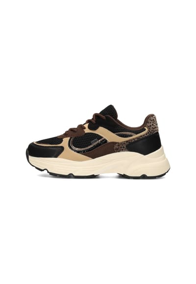 POSH by Poelman ANGY Dames Sneakers - Zwart met combinatie