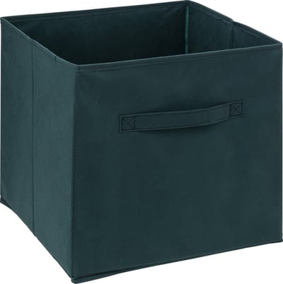 5Five Kastmandjes/opberg manden - emerald groen - 4x stuks van 29L - Metalen rekje is 68 x 68 cm