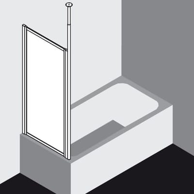 Kermi Vario 2000 side panel on bath 70 x 140 cm V2TWD0701412K