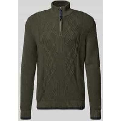 Gebreide pullover met schipperskraag