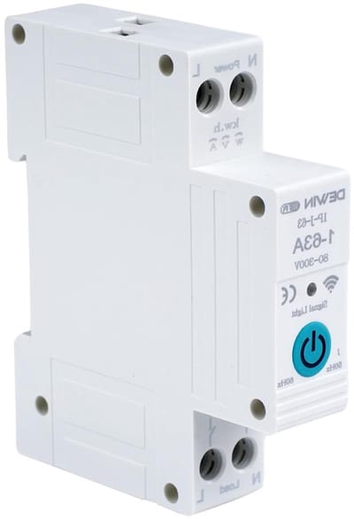 Slimme WiFi Tijdschakelaar voor Din Rail - 63A Automatische Timer met Overstroombeveiliging en App-besturing