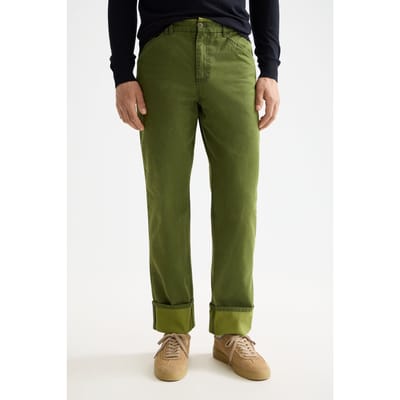 Scotch & Soda Clarke- Washed Cotton-blend Herringbone Straight Fit Chino C Taglia: W28L32 | Pantaloni chino Outlet | Uomo