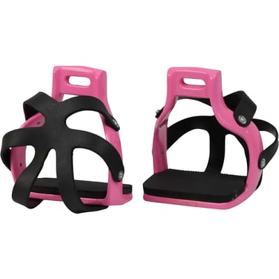 kinderrijbeugels met kooi Edix Saddles