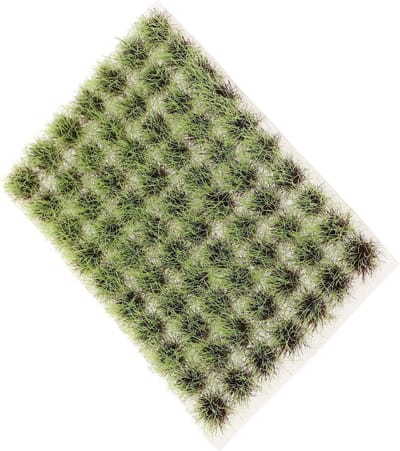 Grasmat Miniatuur - Kunstgras Model - Modelbouw Scènes - Hoge Simulatie - 12 x 7 cm - Groen