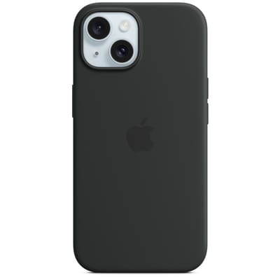 Apple Siliconenhoesje met MagSafe geschikt voor iPhone 15 - Black