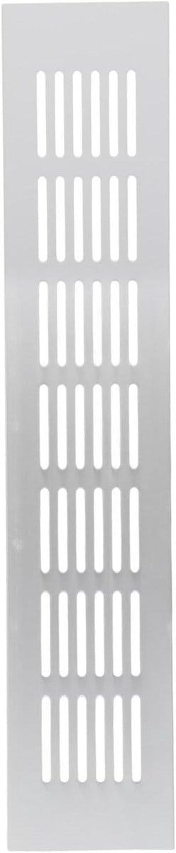 Ventilatiehoes Aluminium - Ventilatierooster Kast - Ventilatie Creëren - Corrosiebestendig Waterdicht - 60 x 300 mm - Zilver