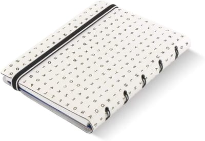 Filofax 115046 notitieblokken Pocket Impressions, zwart/wit