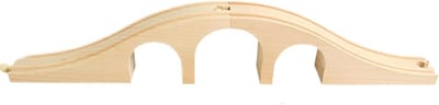 Houten Trein Brug - Houten Baan Accessoire - Trein Spelen - Universele Compatibiliteit - 44 x 4 x 7.5 cm
