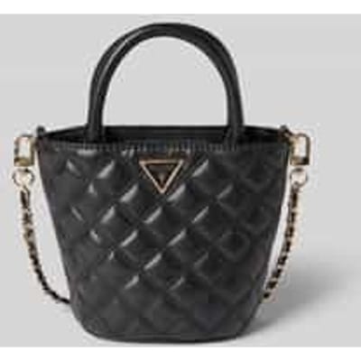 GUESS schoudertas handtas Giully II Mini Tote Black beige