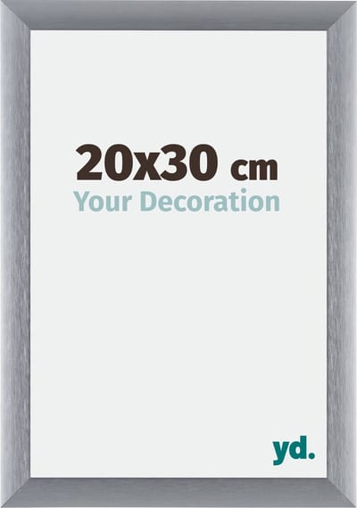 Your Decoration - Fotolijst 20x30 cm - Aluminium - Zilver Geborsteld - Tucson
