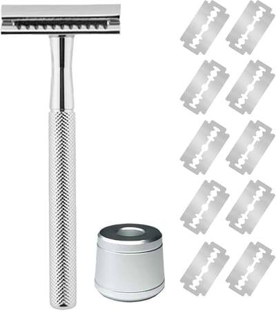 Scheerapparaat voor dames - Haarverwijderaar - Dagelijkse verzorging - Niet-irriterende technologie - 109 x 44 cm - Zilver