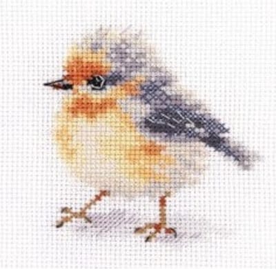 Borduurpakket Kleine Vogels: Tiv (Small Brids: Tiv) - Alisa