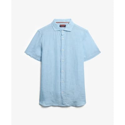Superdry Vacation Linnen SS Overhemd Heren - Maat S