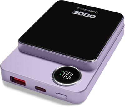 OOQE QuickMag - MagSafe Powerbank | Paars