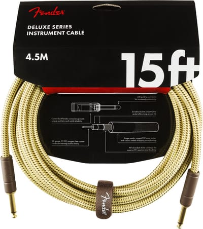 Fender Gitaarkabel Deluxe Series Tweed 4.5 Meter 0990820084