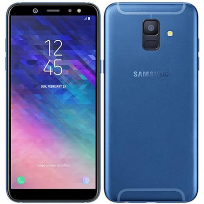 Gerenoveerde Samsung Galaxy A6 (2018) A600F 16MP 5.6'' 3GB RAM 32GB ROM Mobiele Telefoon met Enkele SIM/Dubbele SIM Simple Set blauw