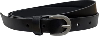 Tailleriem Dames - Riem Dames - Zwart - Leer - 2 cm - Totale lengte Riem 110 cm - taille maat 90 cm