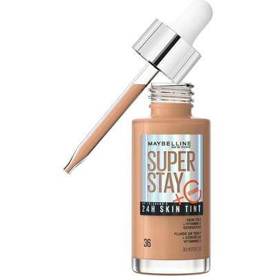 Maybelline Super Stay up to 24H Skin Tint Foundation + Vitamin C 30ml (Various Shades) - 36
