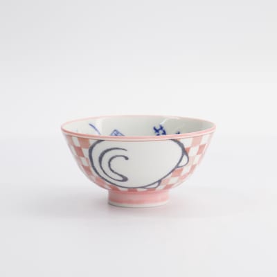Tokyo Design Studio - Kawaii - Rijstkom - 11.3x5.8cm - 300ml - Lucky Cat - Roze
