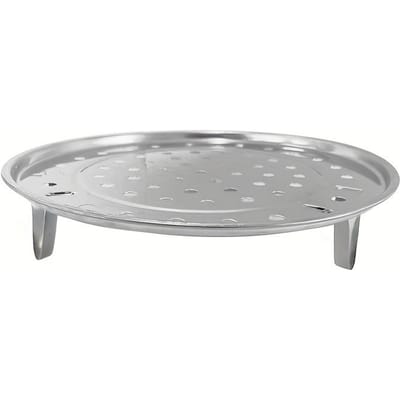 1 stuks Ronde RVS Stoomrek Keukengerei, Multifunctioneel voor Inmaken, Pot, Pan en Soep, Duurzame Thuiskeukenuitrusting 22cm