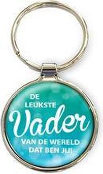 Miko - Sleutelhanger - Leukste vader - Rond