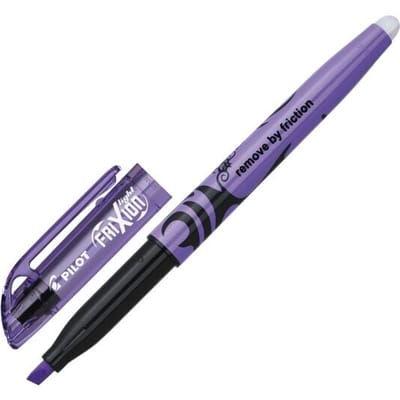 Pilot Frixion Paarse Markeerstift - Uitwisbare Highlighter - Schrijfbreedte 1 – 4 mm