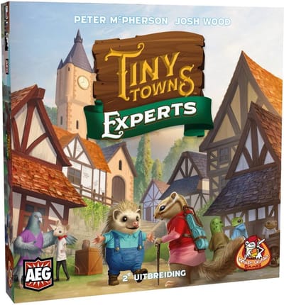 White Goblin Games - Tiny Towns: Experts - familiespel - 1 tot 6 spelers - 45 minuten - Vanaf 10 jaar