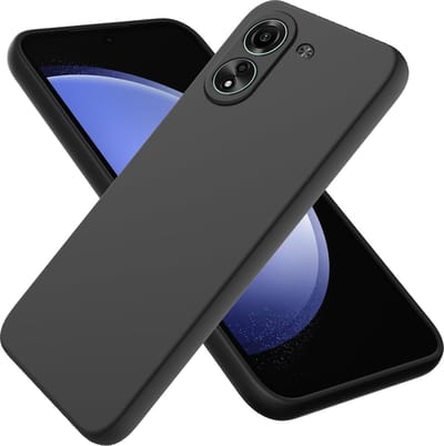 Casemania Hoesje Geschikt voor Xiaomi Redmi 13C / Poco C65 - Zwart - Siliconen Back Cover