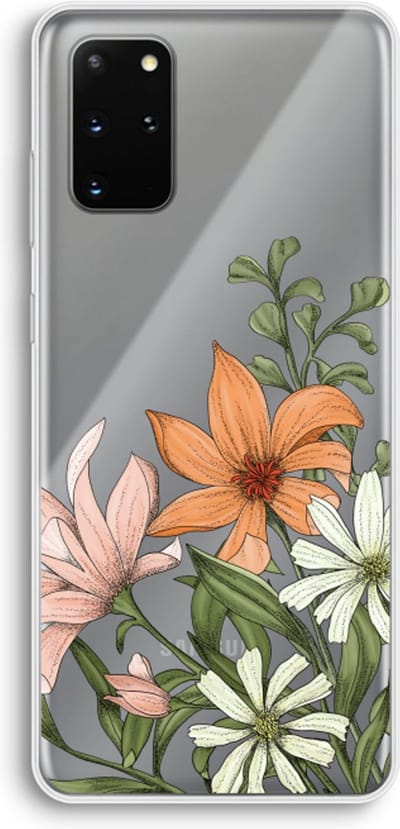 Case Company® - Hoesje geschikt voor Samsung Galaxy S20 Plus hoesje - Floral bouquet - Soft Cover Telefoonhoesje - Bescherming aan alle Kanten en Schermrand