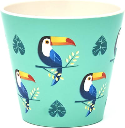 Quy Cup - 90ml Ecologische Reis Beker - Espressobeker “Tucano”