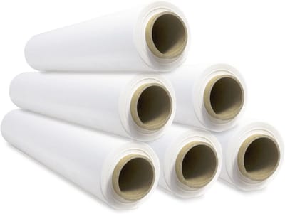 Verpakking Elasti-folie - Beschermfolie Rollen - Verzendklaar Maken - 17 Micron Sterk - 50cm x 400m - Wit