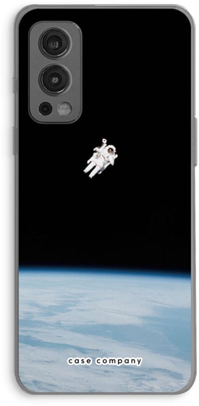 Case Company® - Hoesje geschikt voor OnePlus Nord 2 5G hoesje - Alone in Space - Soft Cover Telefoonhoesje - Bescherming aan alle Kanten en Schermrand