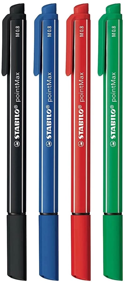 STABILO pointMax Fineliners - 4dlg.