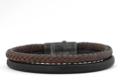 Josh Armbanden 9177 Bruin Maat:21.5 cm
