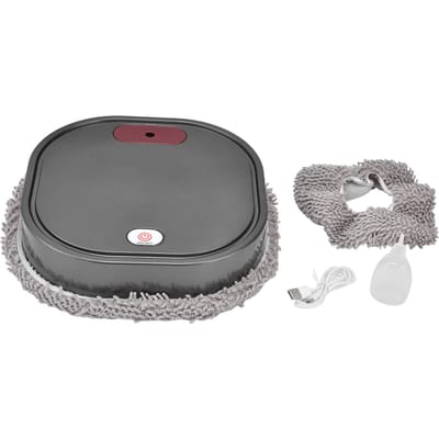 Aspirateur Robot 2 en 1 Intelligent Humide Sec Double Usage Machine de Nettoyage Mop à Pulvérisation Chargement USB