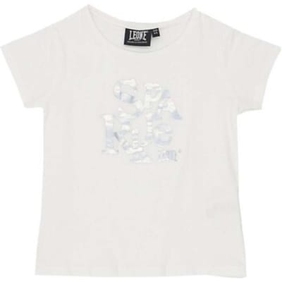 T-shirt Korte Mouw Leone 1947 Girl Short Sleeves Sparkly