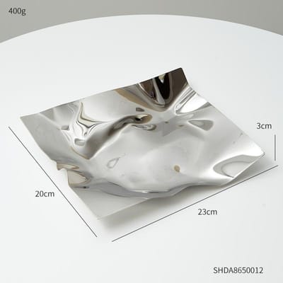 Creatief Irregulair Design Opbergbak Sieraden Fruitbord Scandinavische Huisdecoratie Roestvrij Staal Woonkamer Organizer