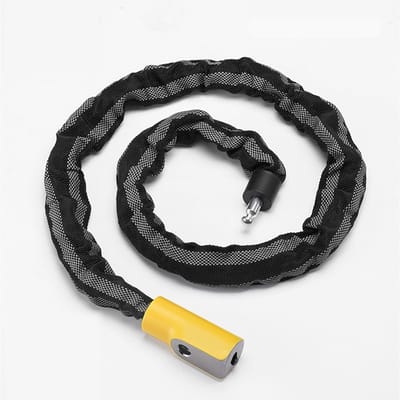 Fiets Kettingslot- 90 cm lang- 11 mm stalen ketting-Anti Roest- zwaar uitgevoerd- antidiefstal-Wordt geleverd met twee sleutels