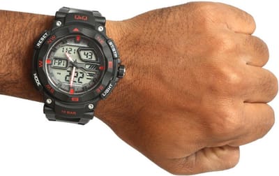Horloge zwart rood-GW85J002Y
