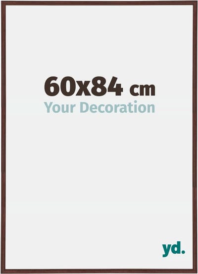 Your Decoration - Fotolijst 60x84 cm - Kunststof - Bruin - Annecy